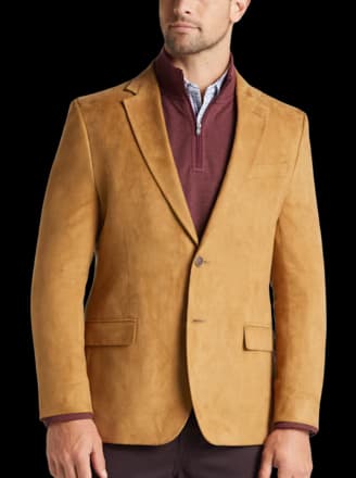 Nautica Modern Fit Microsuede Sport Coat