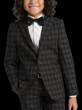 Michael Strahan Boys Suit Plaid Separates Jacket