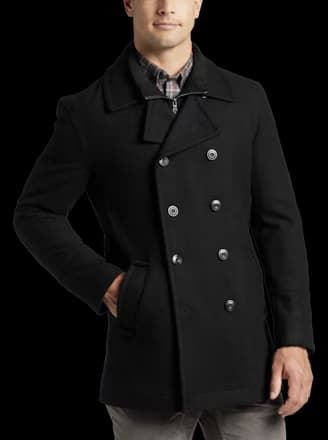 Joseph Abboud Modern Fit Peacoat