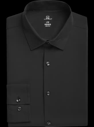 Michael Strahan Modern Fit Spread Collar Dress Shirt